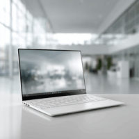 Itinai.com futuristic sleek white laptop positioned directly 815dd002 1e35 4d8e b9e5 5d4a284ef190 1