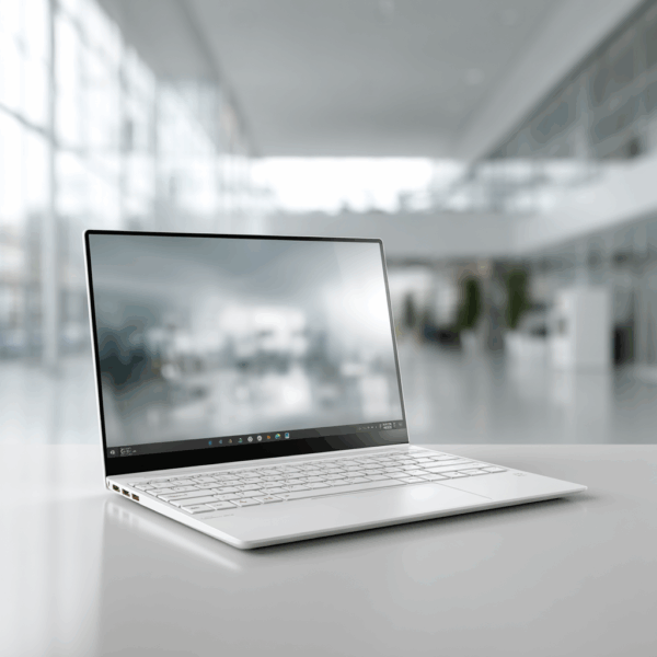 Itinai.com futuristic sleek white laptop positioned directly 815dd002 1e35 4d8e b9e5 5d4a284ef190 1